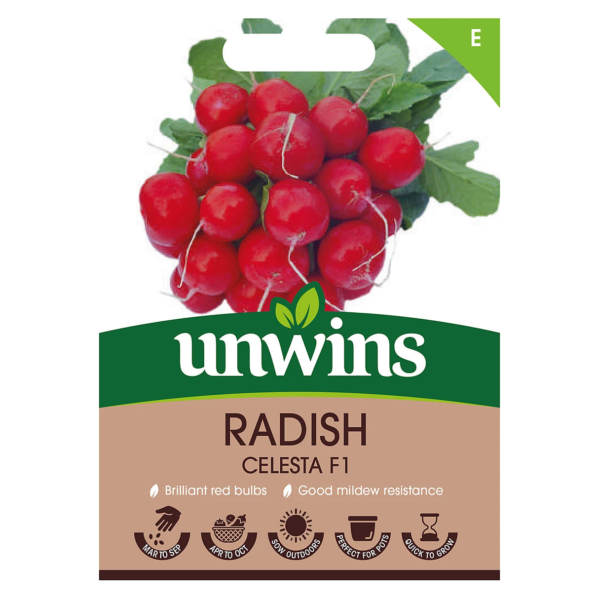 Unwins Radish Celesta F1