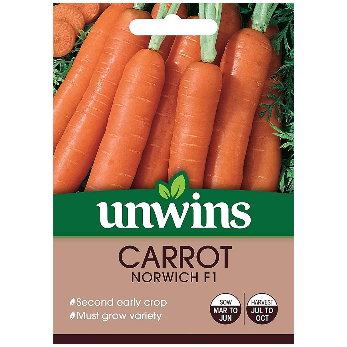 Unwins Carrot Norwich F1