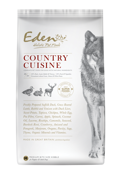Picture of Eden Dog - 80/20 Country Cuisine Medium Kibble 2kg