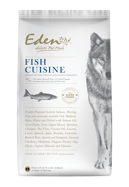 Picture of Eden Dog - 80/20 Fish Cuisine Medium Kibble 12kg