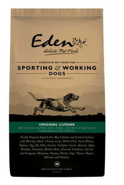 Picture of Eden Dog - 80/20 Original Cuisine Working & Sporting Dog Medium Kibble 15kg