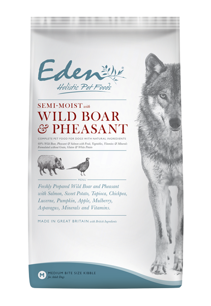 Picture of Eden Dog - Semi-Moist Wild Boar & Pheasant 2kg