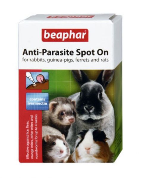 Picture of Beaphar Anti-Parasite Spot On Rabbit / Guinea 4 x Pipette