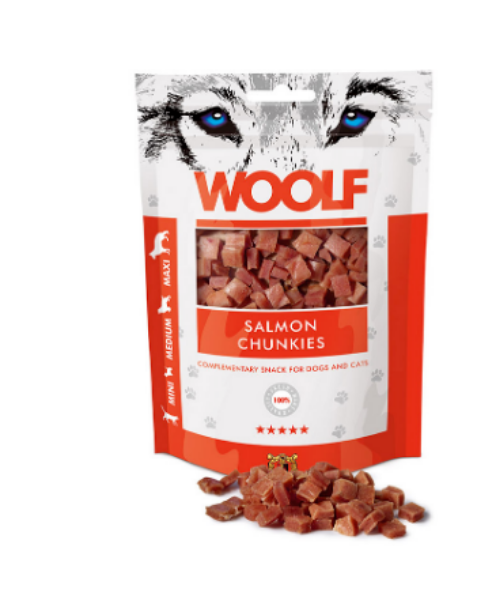 Picture of Woolf Salmon Chunkies 100g