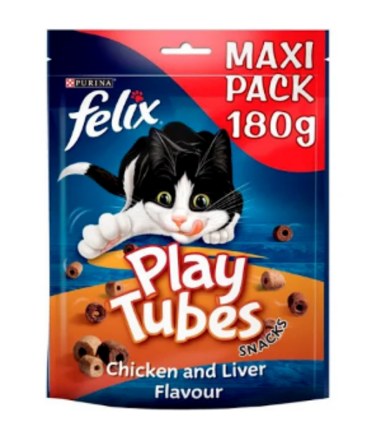 Picture of Felix Play Tubes Chicken & Liver 180g