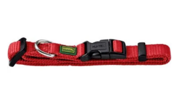 Picture of Hunter Collar Vario Basic Ecco Sport Size XS/10 Nylon Red Without Stop