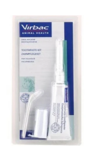 Picture of Virbac Toothpaste Kit For Cats Fish Flavour