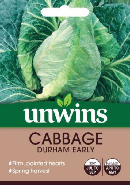 Picture of Unwins Cabbage Durham Early Seeds