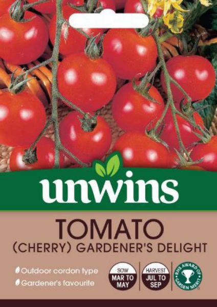 Picture of Unwins Tomato (Cherry) Gardener's Delight Seeds