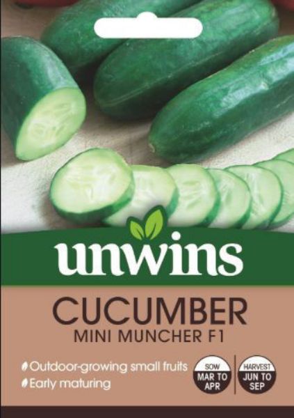 Picture of Unwins Cucumber Mini Muncher F1 Seeds