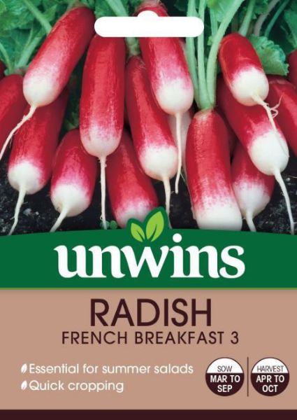 Picture of Unwins Radish French Breakfast 3 Seeds