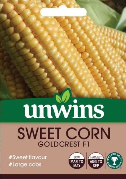 Picture of Unwins Sweet Corn Goldcrest Seeds