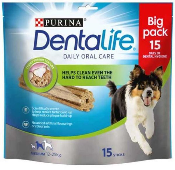 Picture of Dentalife Chews Medium Dogs 345g 15x Sticks