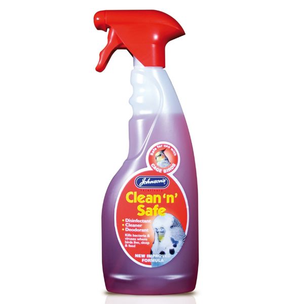 Picture of Johnsons Clean N Safe Disinfectant Cage Birds 500ml