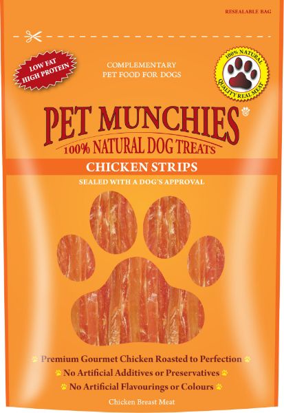 Picture of Pet Munchies Dog Treats - Chicken Strips 90g