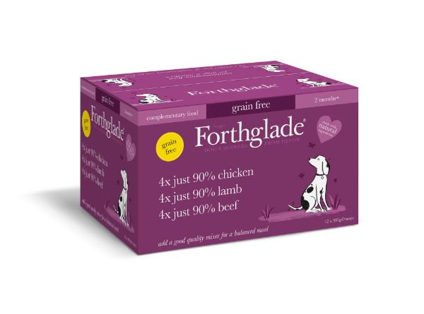 Picture of Forthglade Dog - Adult Dog Tray- Just Chicken/Lamb/Beef 12x395g