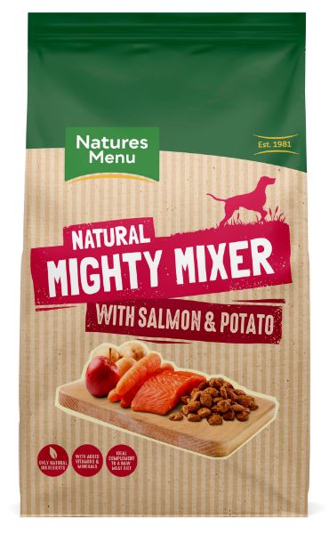 Picture of Natures Menu Dog - Mighty Mixer Salmon & Potato 2kg