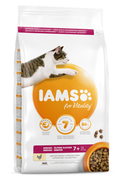 Picture of Iams Cat - Senior Chicken 2kg