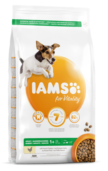 Picture of Iams Dog - Adult Small Medium Breed with Fresh Chicken 12kg