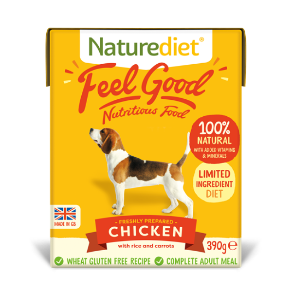 Picture of Nature Diet Dog - Chicken 18x390g