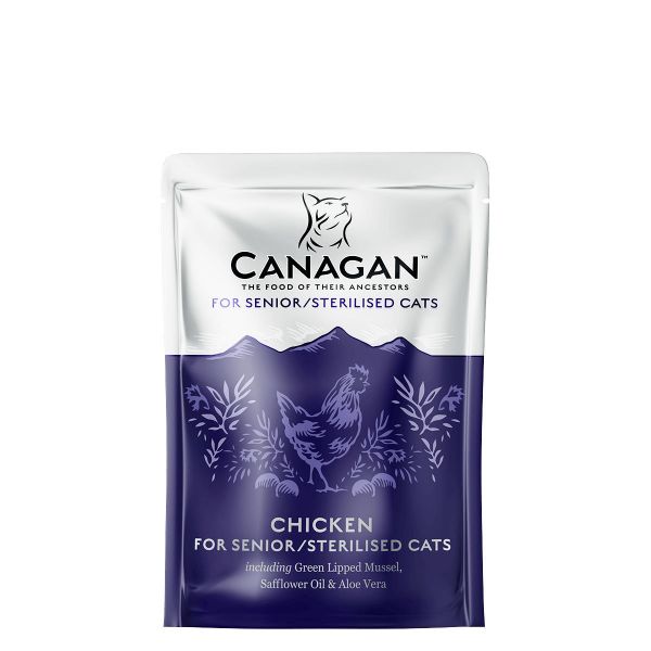 Picture of Canagan Cat - Senior / Sterilised Chicken Pouches 8x85g