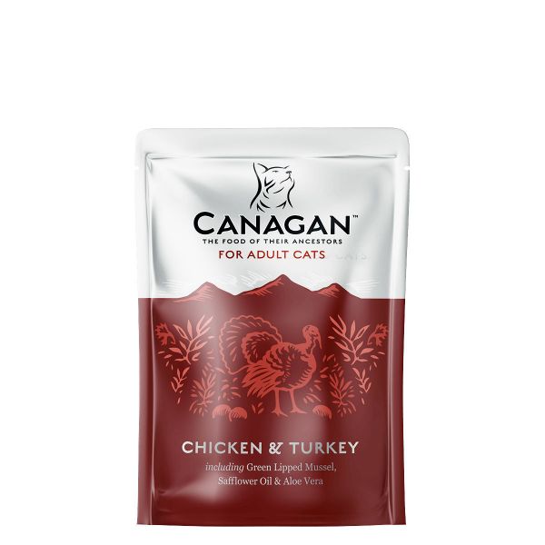 Picture of Canagan Cat - Adult Chicken & Turkey Pouches 8x85g 
