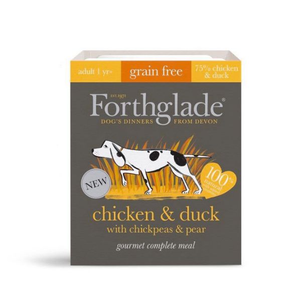 Picture of Forthglade Dog - Gourmet Adult Grain Free Chicken & Duck With Chickpeas & Pear 7x395g