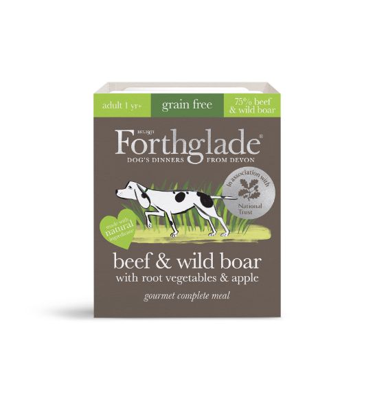 Picture of Forthglade Dog - Gourmet Beef & Wild Boar With Root Vegetables & Apple 7x395g