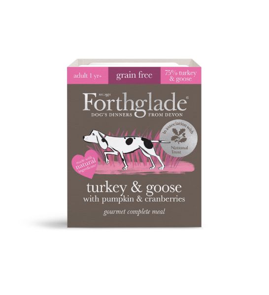 Picture of Forthglade Gourmet Dog Turkey & Goose with Pumpkin & Cranberry 7x395g