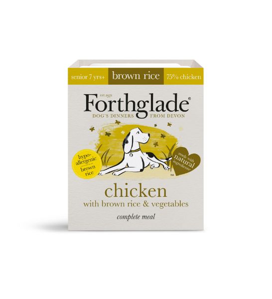 Picture of Forthglade Dog - Senior Complete Chicken with Brown Rice & Vegetables 18x395g