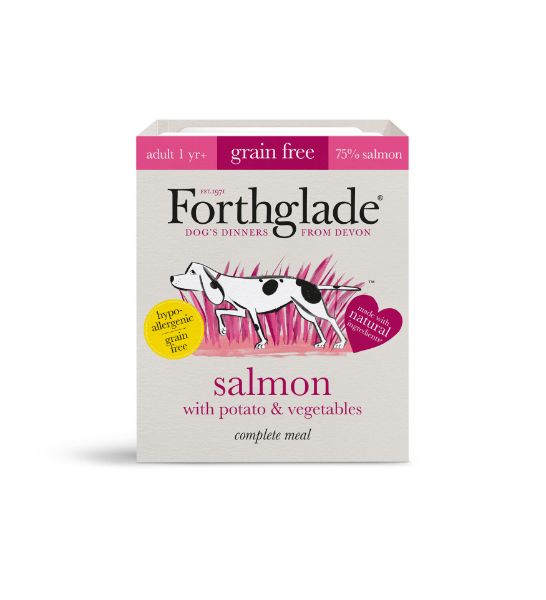 Picture of Forthglade Dog - Adult Grain Free Salmon with Potatoes & Vegetables 18x395g