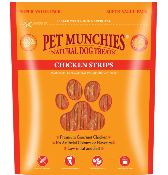 Picture of Pet Munchies Dog Treats - Chicken Strips 3x320g
