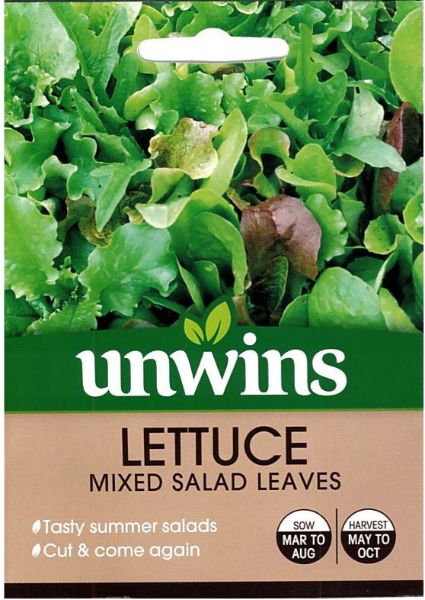 Picture of Unwins Lettuce Mixed Salad Leaves Seeds