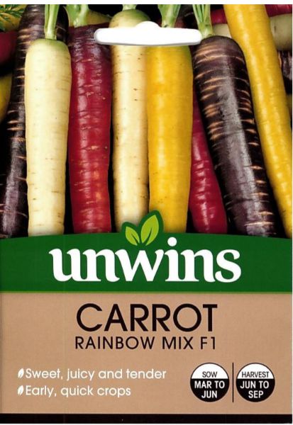 Picture of Unwins Carrot Rainbow Mix Seeds