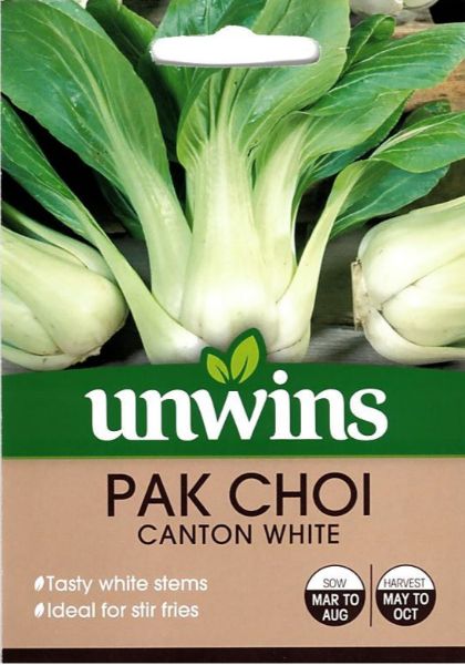Picture of Unwins Pak Choi Canton White Seeds