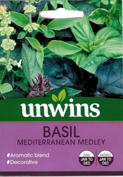 Picture of Unwins Basil Mediterranean Medley Seeds