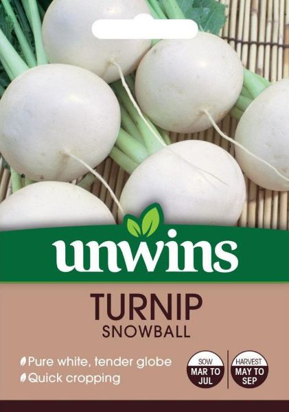 Picture of Unwins Turnip Snowball Seeds