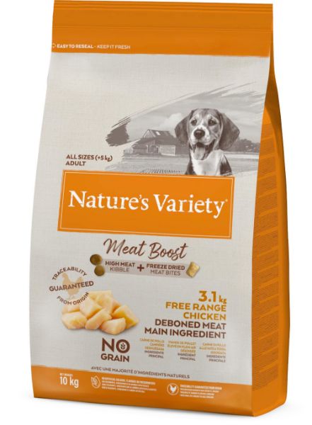 Picture of Natures Variety Dog - Meat Boost Free Range Chicken 10kg