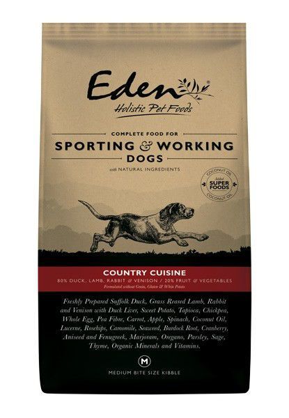 Picture of Eden Dog - 80/20 Country Cuisine Working Dog Medium Kibble 15kg