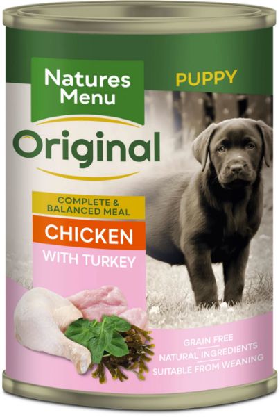 Picture of Natures Menu Dog - Original Puppy Cans Junior Chicken & Turkey 12x400g