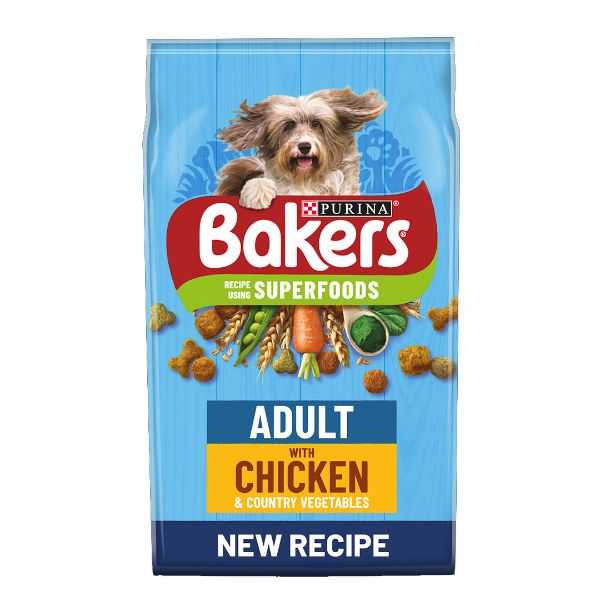 Picture of Bakers Chicken With Vegetables Dry Dog Food 14kg