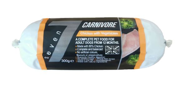 Picture of Seven Dog - Carnivore Chicken With Vegetables Sausage 300g