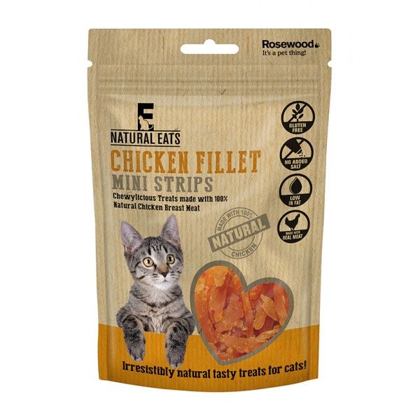 Picture of Natural Eats Cat - Chicken Fillet Mini Strips 50g