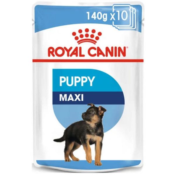 Picture of Royal Canin Dog - Pouch Box Maxi Puppy 10x140g