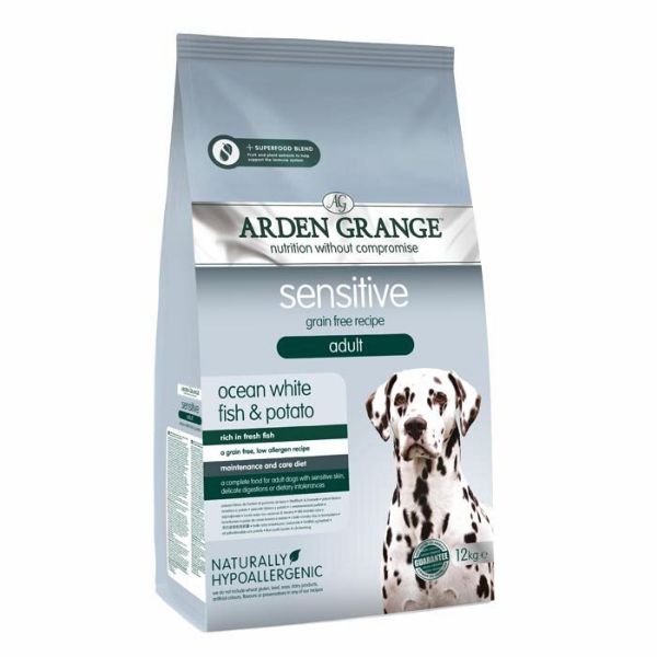 Picture of Arden Grange Dog - Adult Sensitive Grain Free White Fish & Potato 12kg