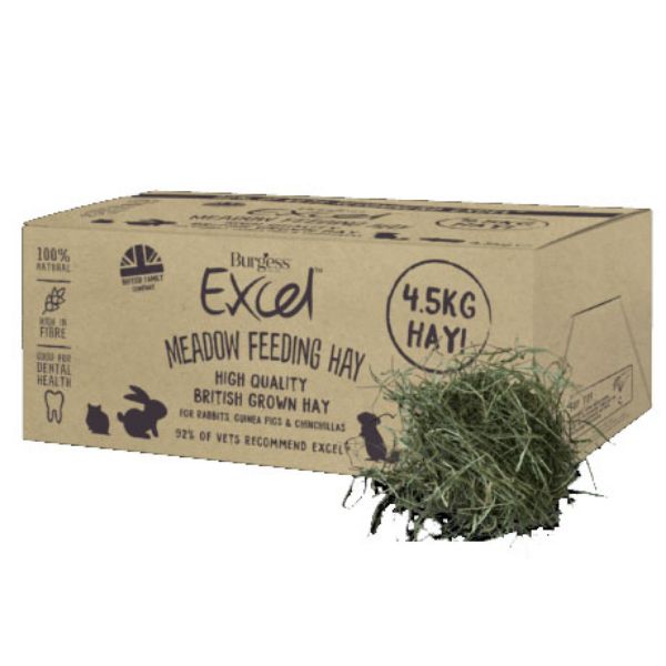 Picture of Burgess Rabbit Guinea Pig & Chinchilla - Excel Meadow Hay Box 4.5kg