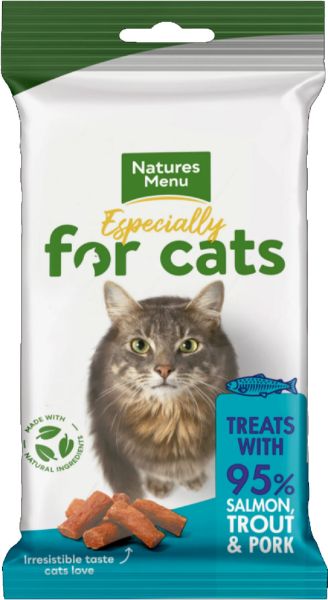 Picture of Natures Menu Cat - Treats Salmon and Trout 60g