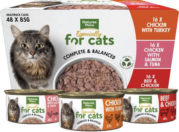 Picture of Natures Menu Cat - Adult Multipack Especially Cans 48x85g