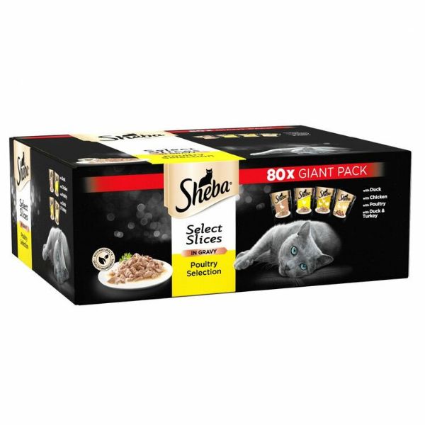 Picture of Sheba Select Slices Poultry In Gravy 80x85g