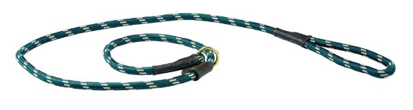 Picture of Weatherbeeta Rope Leather Slip Dog Lead Green/Brown Large